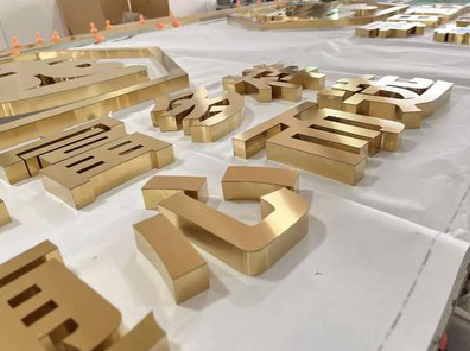 韩城拉丝不锈钢字的特点。