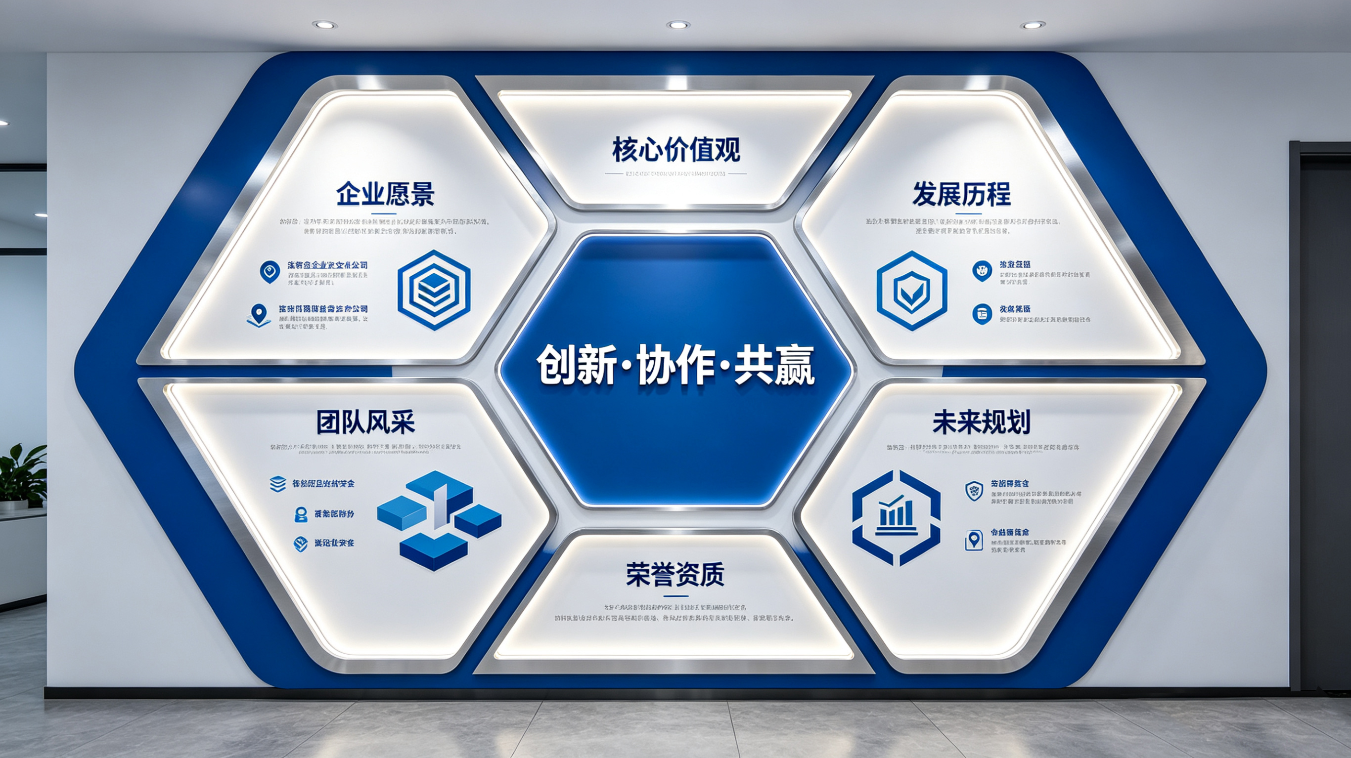 韩城企业文化墙六边形避坑指南（新手常犯5个错误）